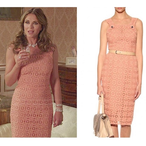 Nwt Dolce & Gabbana coral eyelet shift dress 38 - Picture 3 of 12